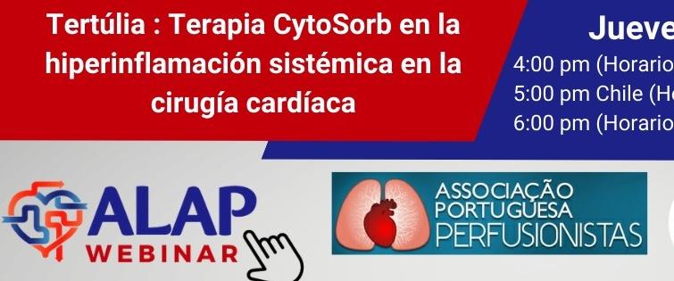 Webinar Terapia Cytosorb na Hiperinflamação Sistêmica e na Cirurgia Cardíaca